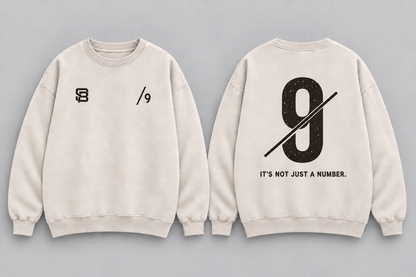 THE FINISHER — Washed Oversized Crewneck