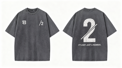 Not Just a Number #2 — Washed Oversized Tee