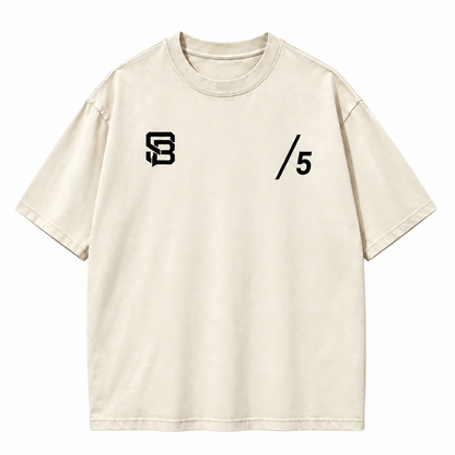 Not Just a Number #5 — Washed Oversized Tee