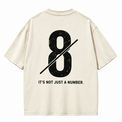 Not Just a Number #8 — Washed Oversized Tee