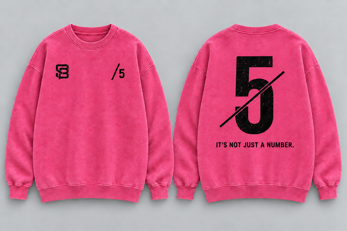 HOLD THE LINE — Washed Oversized Crewneck