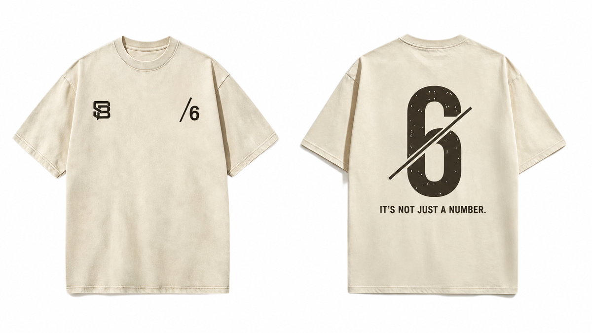 Not Just a Number #6 — Washed Oversized Tee