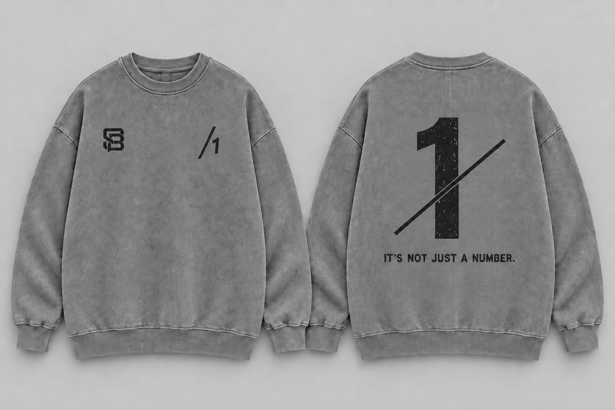 FIRST CHOICE — Washed Oversized Crewneck