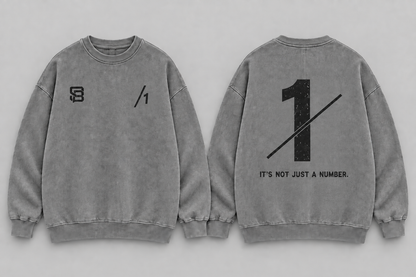 FIRST CHOICE — Washed Oversized Crewneck