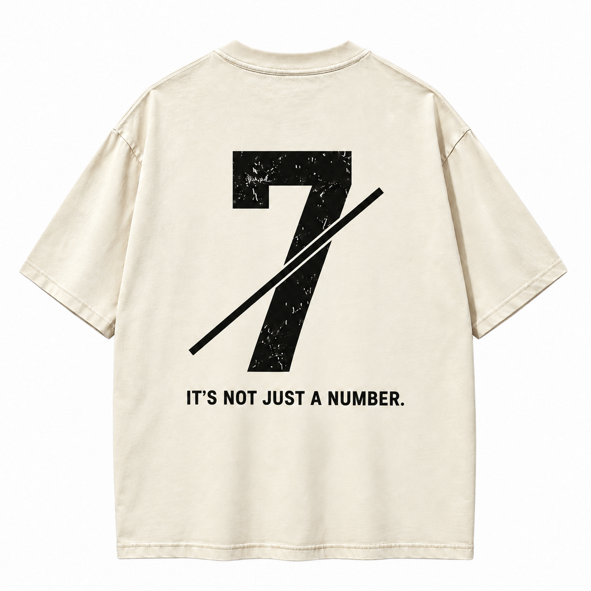 Not Just a Number #7 — Washed Oversized Tee