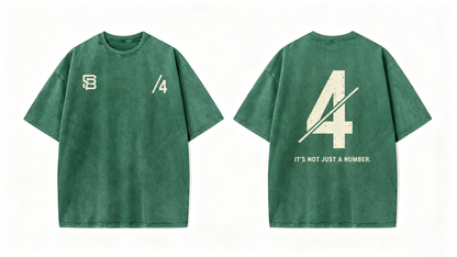 Not Just a Number #4 — Washed Oversized Tee