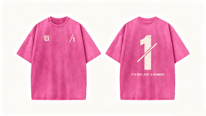 Not Just a Number #1 — Washed Oversized Tee