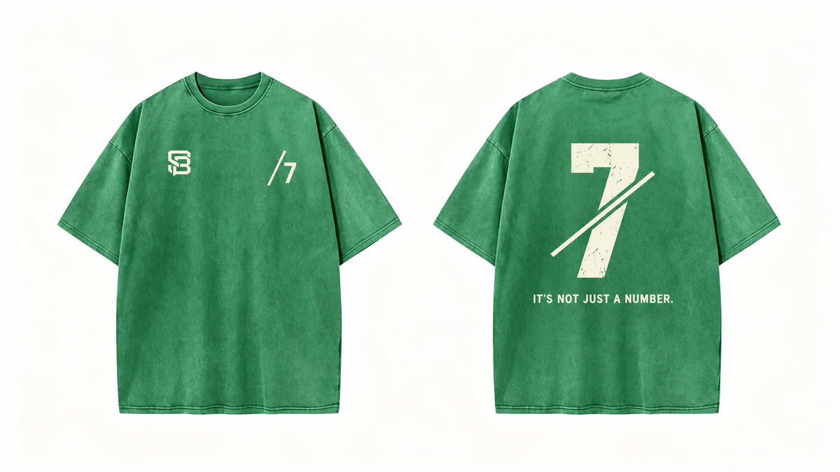 Not Just a Number #7 — Washed Oversized Tee
