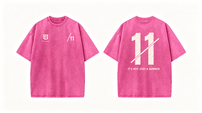 Not Just a Number #11 — Washed Oversized Tee