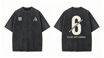 Not Just a Number #6 — Washed Oversized Tee